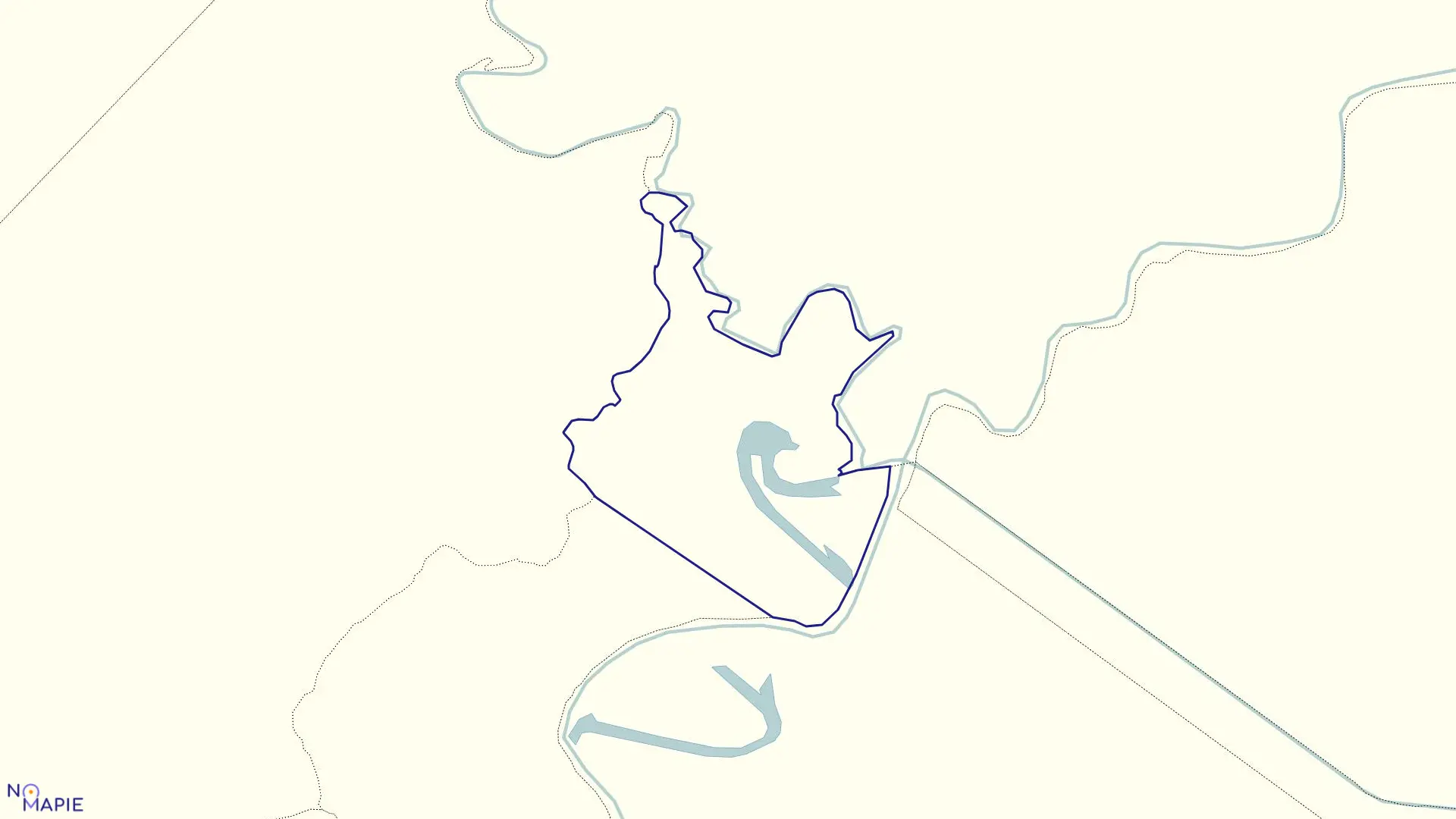 Mapa obrębu WÓLKA P-KRASNE ST. w gminie Goniądz